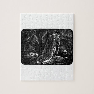 Puzzle Père Noël Muerte (faucheuse mexicaine) circa 193