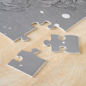 Puzzle Père Noël noire afro-américaine cool (Côté)