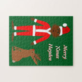 Puzzle Père Noël Sasquatch et Jackalope (Horizontal)