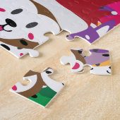 Puzzle Père Noël Spike et amis Animal Christmas Jigsaw! (Côté)