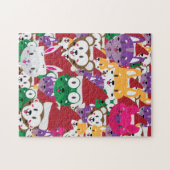 Puzzle Père Noël Spike et amis Animal Christmas Jigsaw! (Horizontal)