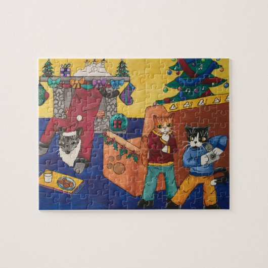 Puzzle Père Noël Surprise (Horizontal)