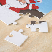Puzzle Père Noël tropical (Côté)