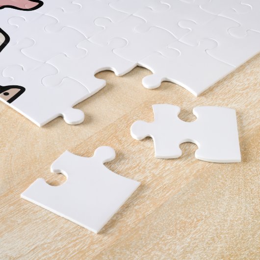 Puzzle Père Noël Utilisation de toilettes (Côté)