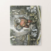 Puzzle Père Noël vintage (Vertical)