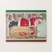Puzzle Père Noël vintage 11x14 (Horizontal)