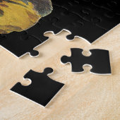 Puzzle Père Noël vintage descend Chimney (Côté)