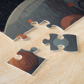 Puzzle Père Noël vous regarde (Côté)