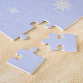 Puzzle Père Noël vue de devant Joyeux Noël (Côté)