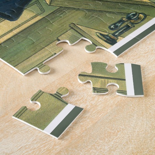 Puzzle Père Time vous souhaite une bonne année (Côté)