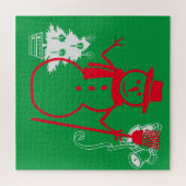 Puzzle Perfect beau cadeau de Noël Père Noël (Horizontal)