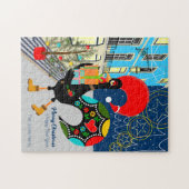 Puzzle Période de courses de Noël avec le Rooste portugai (Horizontal)