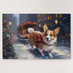 Puzzle Période festive de Noël Corgi
