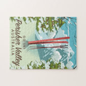 Puzzle Perisher Valley Australia ski. (Horizontal)