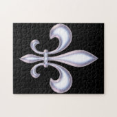 Puzzle Perle Style Fleur de Lis (Horizontal)