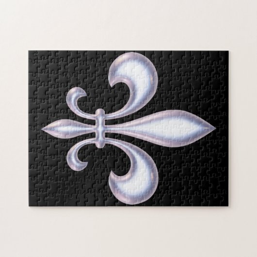 Puzzle Perle Style Fleur de Lis (Horizontal)