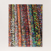 Puzzle Perles colorées de Zulu Africain (Vertical)