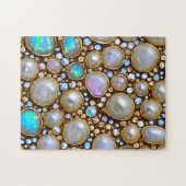 Puzzle Perles, opales et pierres précieuses (Horizontal)