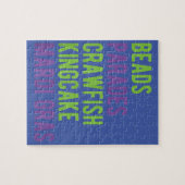 Puzzle Perles Parades Crawfish Kingcake Mardi Gras (Horizontal)