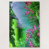 Puzzle Perovskie pourpre et échinacée (Vertical)