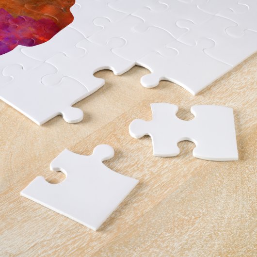 Puzzle perro american cocker spaniel silueta en acuarar (Côté)