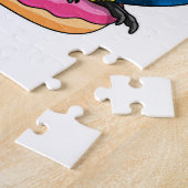 Puzzle Perroquet avec Donut (Côté)
