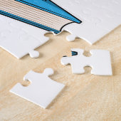 Puzzle Perroquet avec livre (Côté)