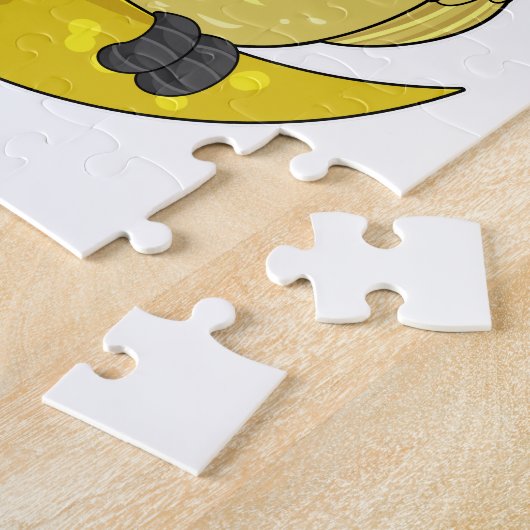 Puzzle Perroquet avec lune (Côté)