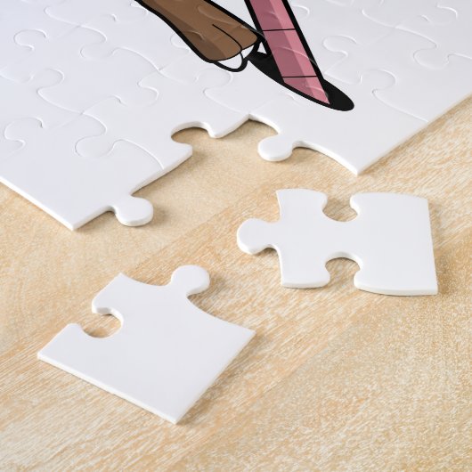 Puzzle Perroquet avec ver (Côté)