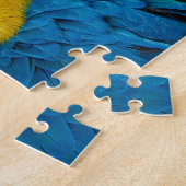 Puzzle Perroquet bleu et or macaw (Côté)