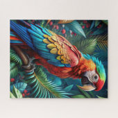 Puzzle Perroquet coloré (Horizontal)