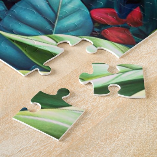 Puzzle Perroquet coloré (Côté)