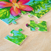 Puzzle perroquet coloré (Côté)