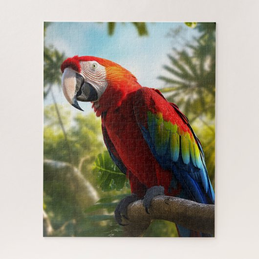 Puzzle Perroquet de Macaw Tropical (Vertical)