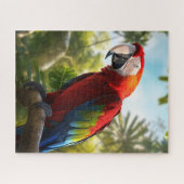 Puzzle Perroquet de Macaw Tropical (Horizontal)