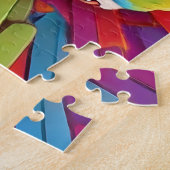 Puzzle Perroquet, dessin animé, coloré (Côté)