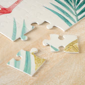 Puzzle Perroquet Flamant Tropical Jungle (Côté)