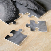 Puzzle Perroquet gris africain Oiseau soyeux (Côté)