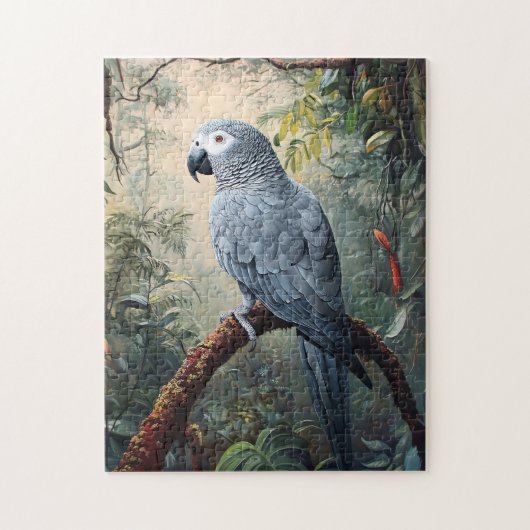 Puzzle Perroquet gris d'Afrique (Vertical)