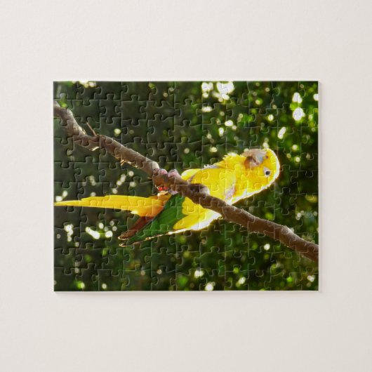 Puzzle Perroquet jaune (Horizontal)