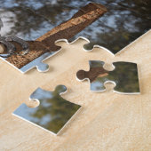 Puzzle Perroquet renversant de gris africain (Côté)