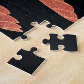 Puzzle Perroquet rouge sur la branche d'un arbre par Ito  (Côté)