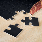 Puzzle Perroquet rouge sur la branche d'un arbre par Ito  (Côté)