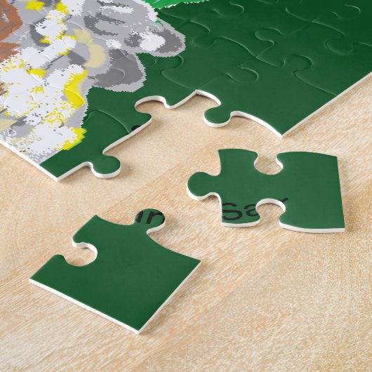 Puzzle : Perroquet tropical (Côté)