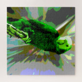 Puzzle Perroquet vert 6537 (Horizontal)