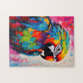 Puzzle Perroquet vibrant (Horizontal)