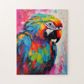 Puzzle Perroquet vibrant (Vertical)