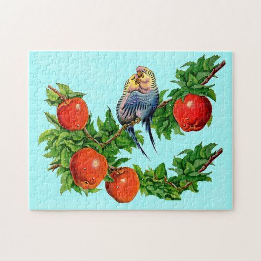 Puzzle perroquets amoureux (Horizontal)