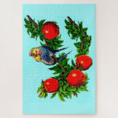 Puzzle perroquets amoureux (Vertical)