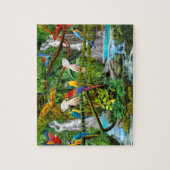 PUZZLE PERROQUETS AU PARADIS (Vertical)